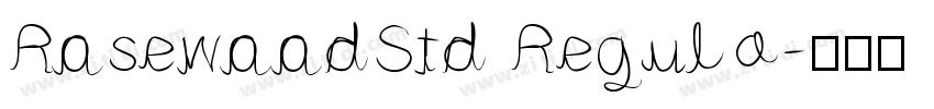RosewoodStd Regula字体转换